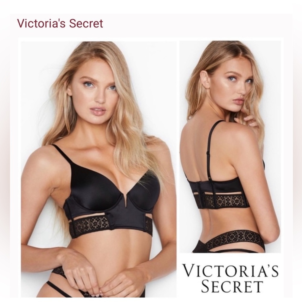 VICTORIA SECRET VERY SEXY LONG LINE DEEP PLUNGE BRA
